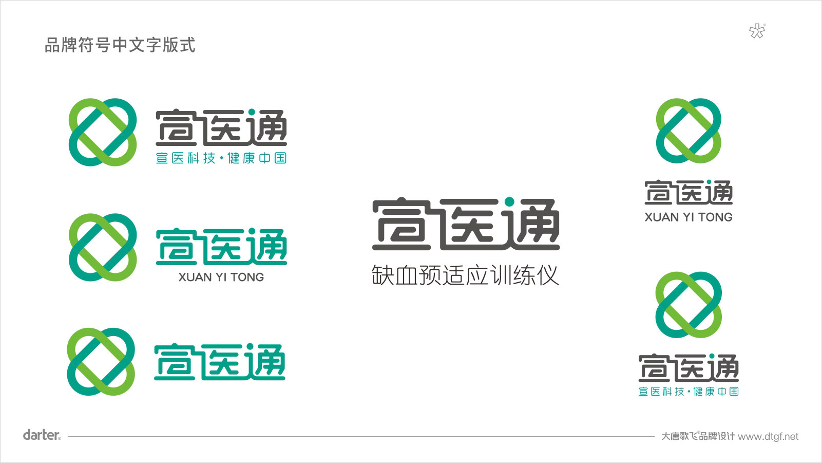 宣醫通VI設計版式 泰州醫藥城宣醫通VI設計版式