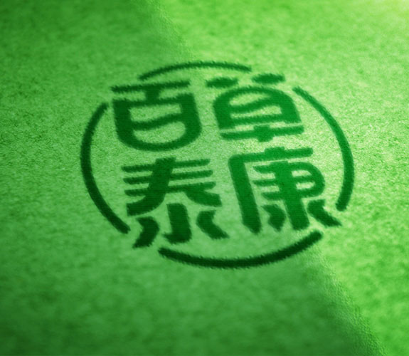 中醫(yī)藥大健康品牌高端VI設(shè)計 百草泰康標志設(shè)計