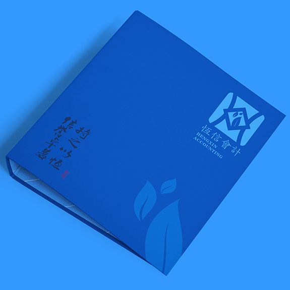商業服務業專業VI設計 恒信會計文件夾設計