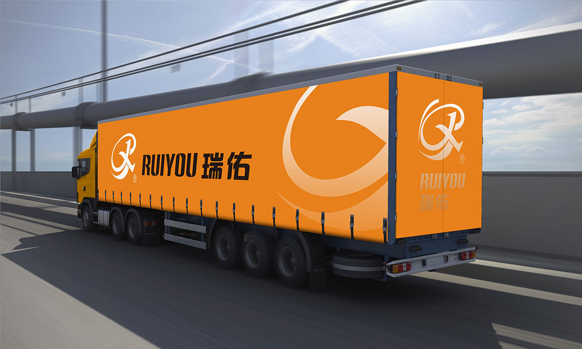 電子設備制造業高端VI設計 瑞佑電子車身廣告設計