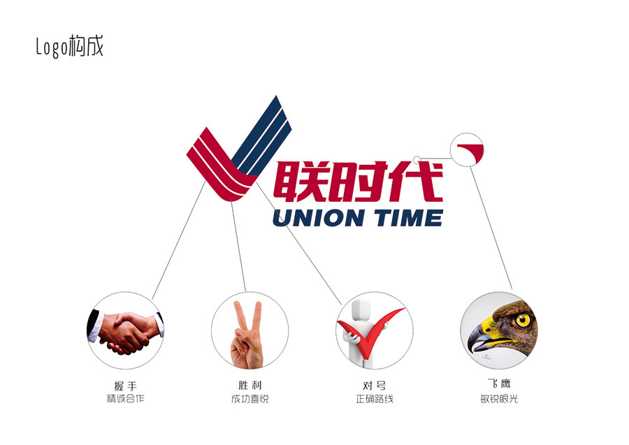 IT行業高端LOGO創意設計 V聯時代高端LOGO創意設計